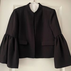 Ulla Johnson, Black blazer with flutter sleeves. size 4